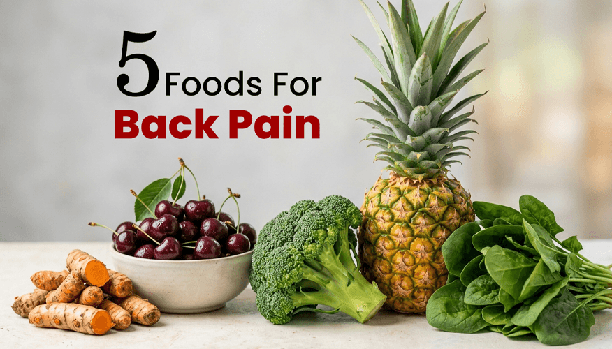 Top 5 foods for back pain 