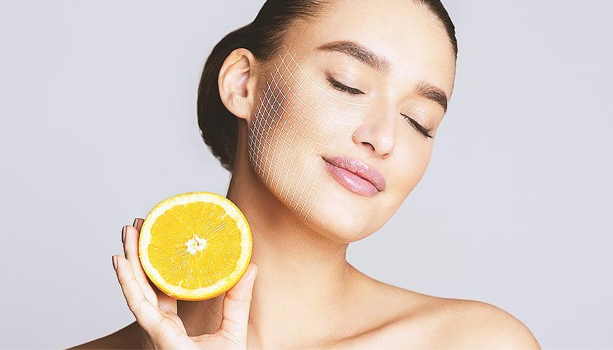 Sources of vitamin C for acne