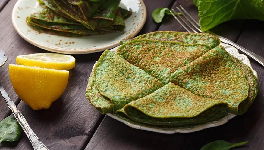 Spinach Millet Pancakes