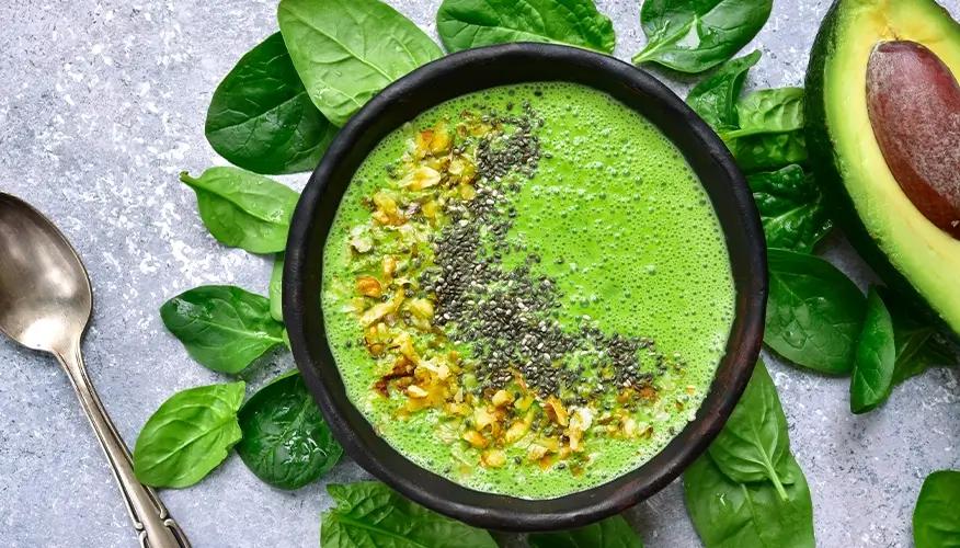 Avocado Seed Smoothie Bowl for Menstrual Phase Breakfast
