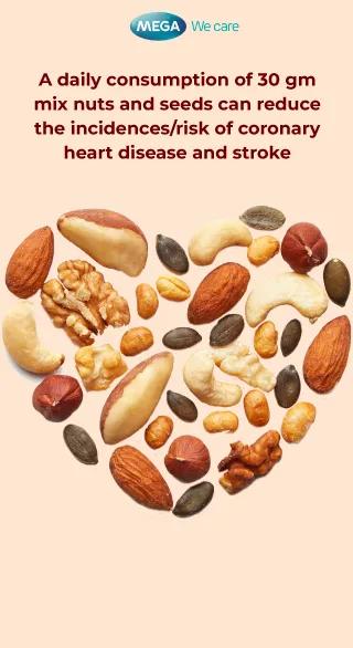 Nuts and seed for healthy heart