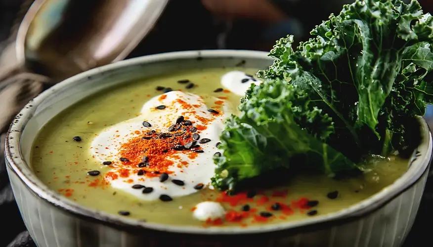 Spinach and Kale Soup