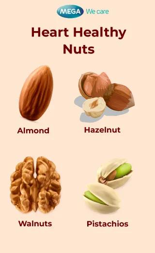 Nuts and seed for healthy heart