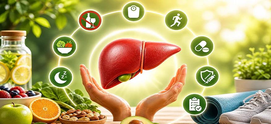 Healthy liver with diet, exercise, and lifestyle tips for better liver health
