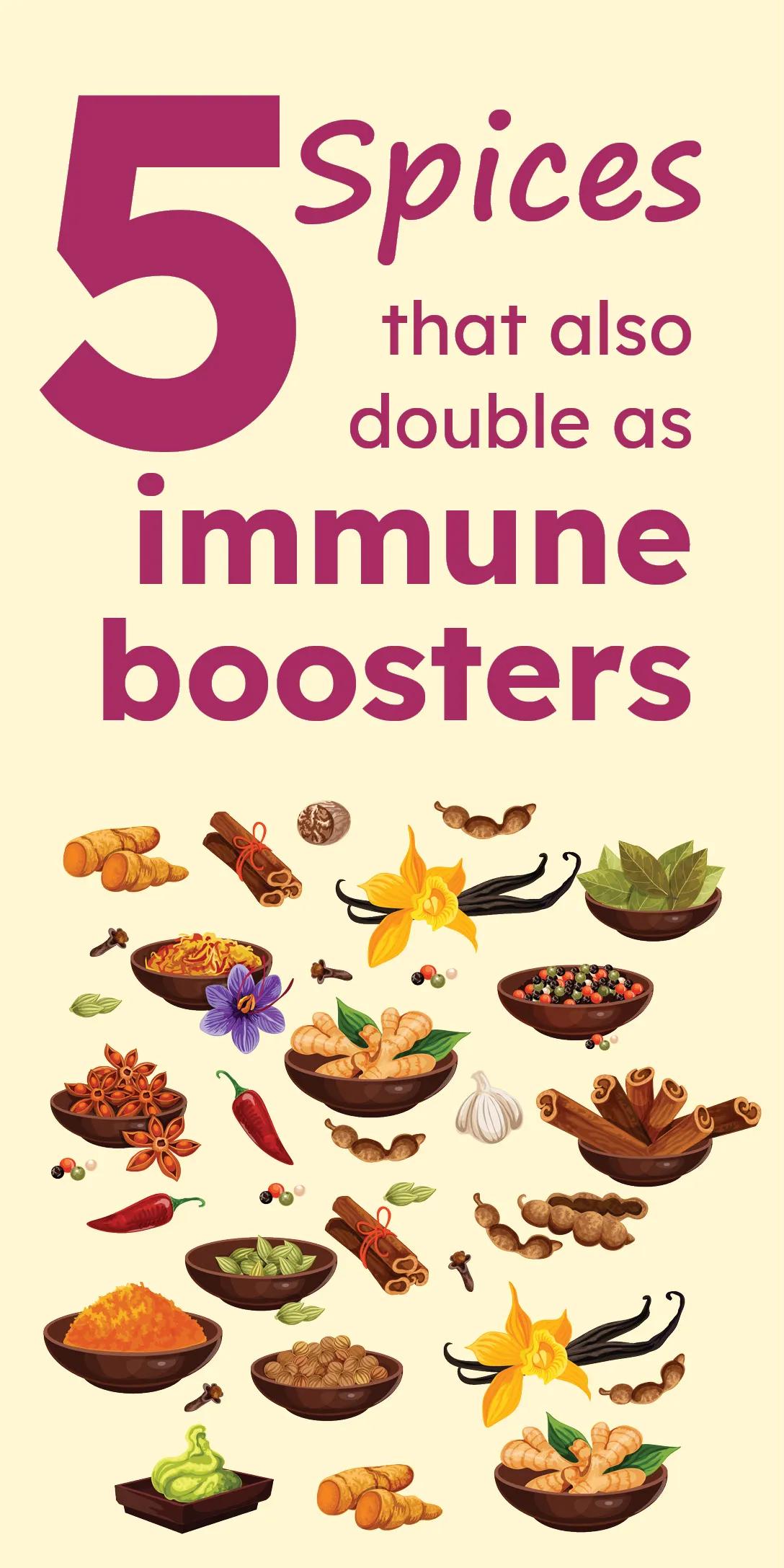 5 Spices That Also Double As Immune Boosters