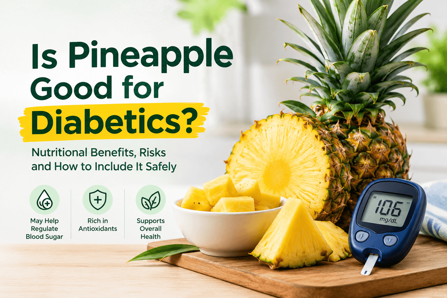 is pineapple good for diabetics