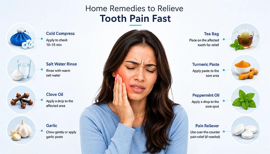 tooth pain relief at home