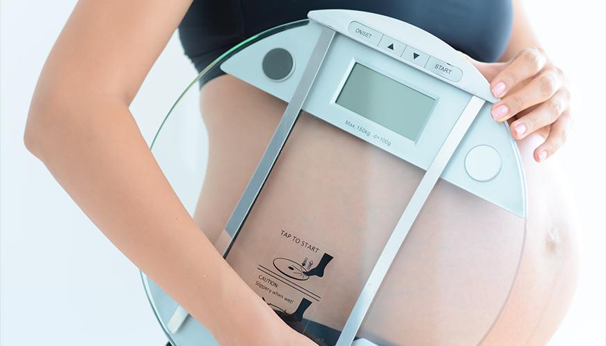 Ideal weight gain during the third trimester