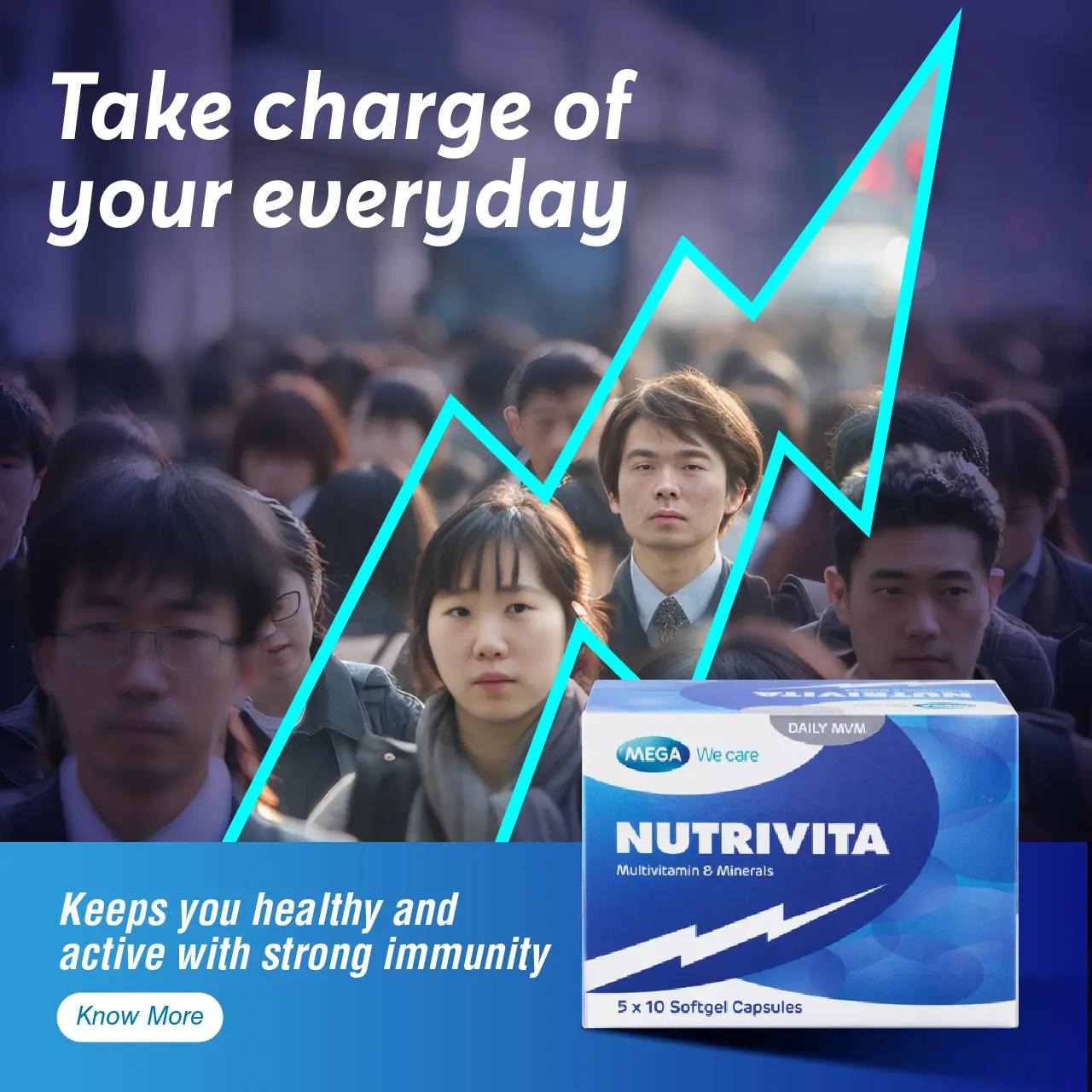 Nutrivita multivitamin for daily immunity and energy boost