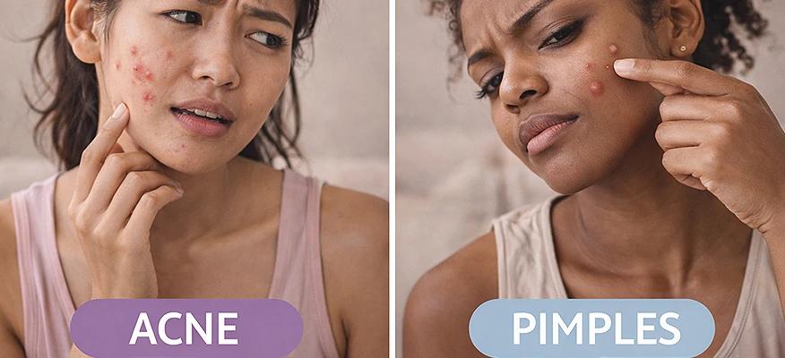 Understanding Acne vs. Pimples: Key Differences and Care