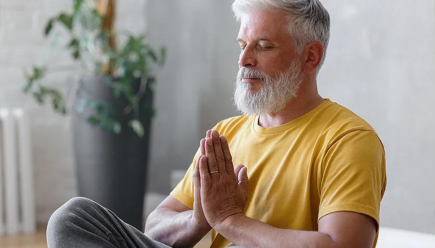 Breathing exercises (Pranayama) for healthy aging