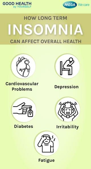 Insomnia can affect overall health